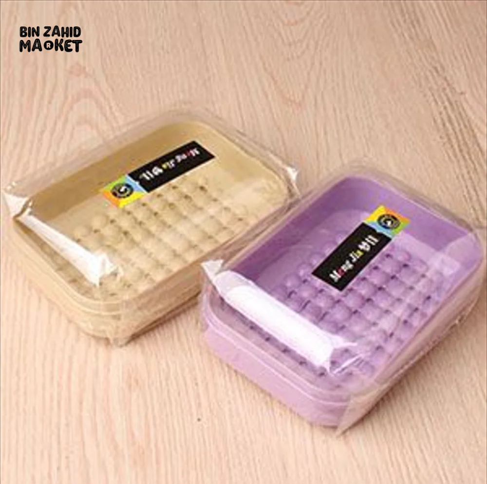 WHEAT  SOAP BOX WITH COVER – PORTABLE, DRAINAGE DESIGN BATHROOM SOAP CASE - Image 2