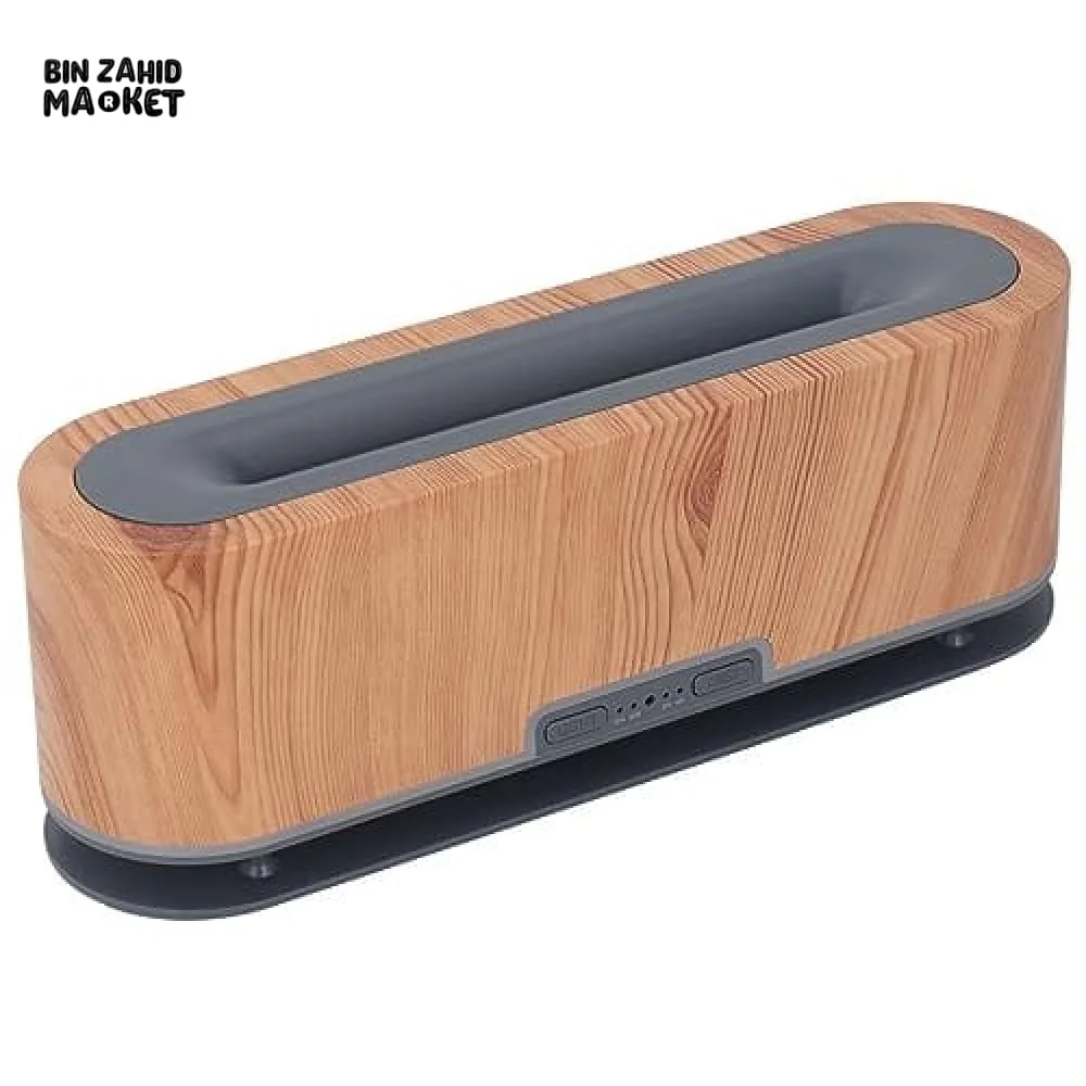 WOOD GRAIN ULTRASONIC HUMIDIFIER – MODERN AROMATHERAPY ESSENTIAL OIL DIFFUSER FOR HOME - Image 4