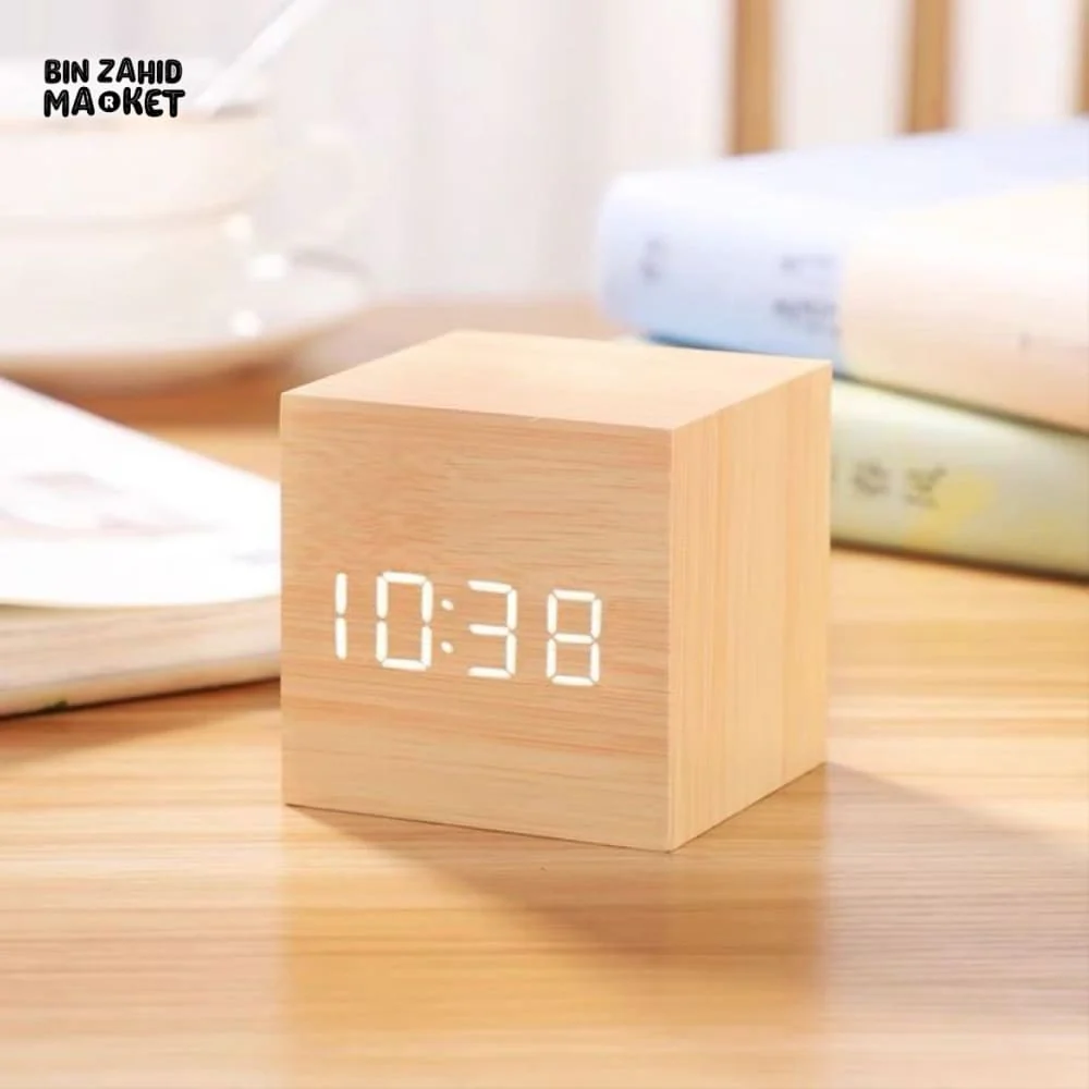 WOODEN ALARM CLOCK - Image 2