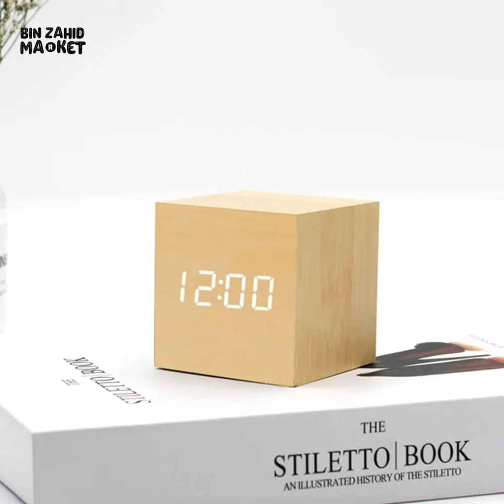 WOODEN ALARM CLOCK - Image 4