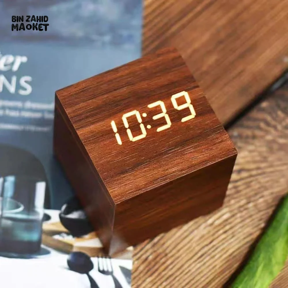 WOODEN ALARM CLOCK - Image 6