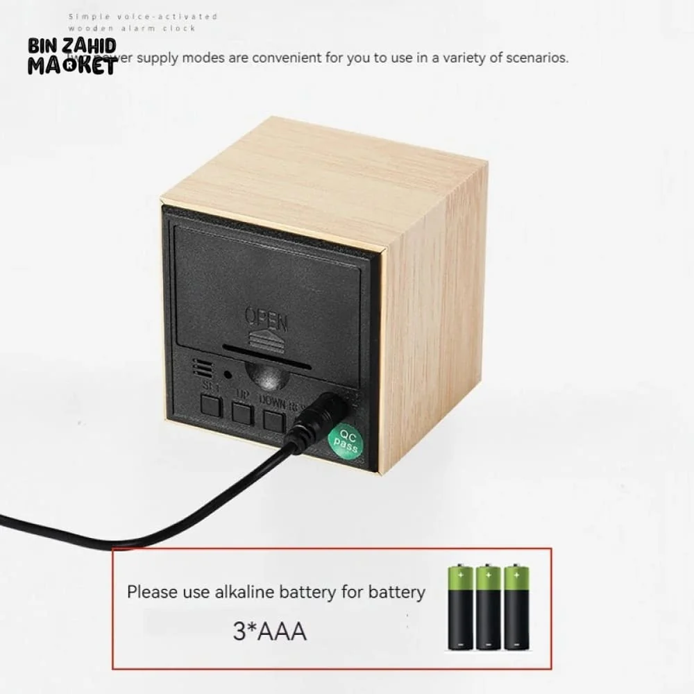 WOODEN ALARM CLOCK - Image 9