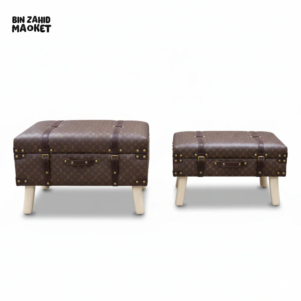 ZENHUA STORAGE BOX + STOOL 2PCS SET – 21413-1